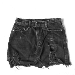 Zara Black Jean Skirt, Size XS